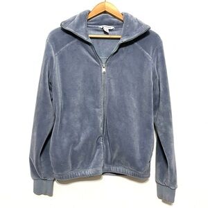 Athleta Workout Gray Fleece Jacket